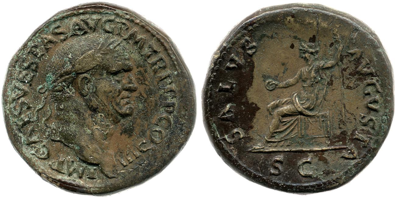 аверс RIC II, Part 1 (second edition) Vespasian 245