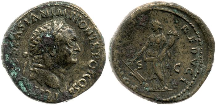 реверс RIC II, Part 1 (second edition) Vespasian 421