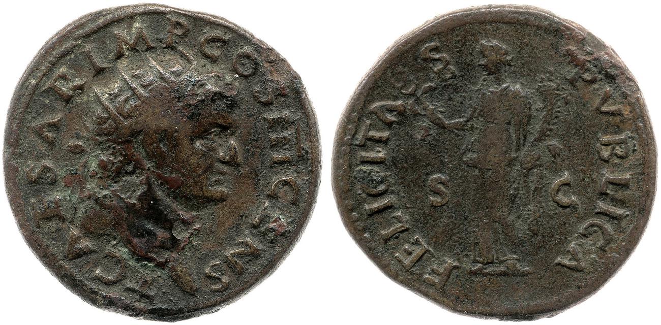 RIC II, Part 1 (second edition) Vespasian 742, аверс, Британский музей