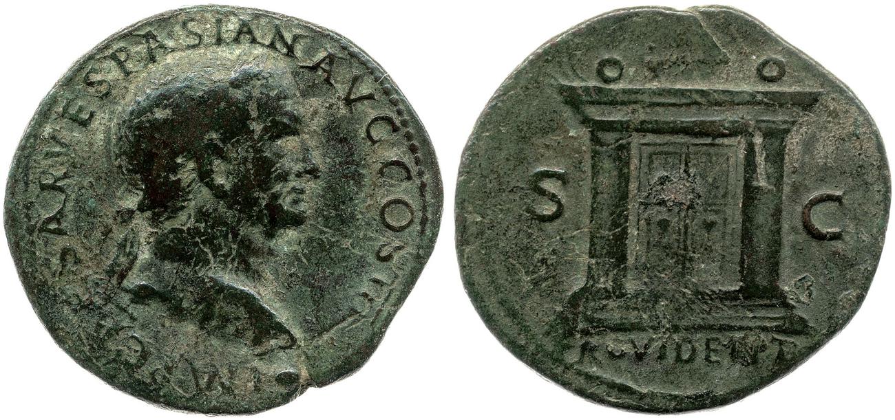 obverse RIC II, Part 1 (second edition) Vespasian 1167