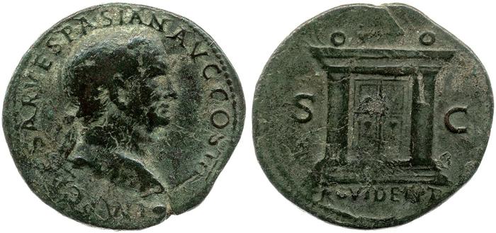 reverse RIC II, Part 1 (second edition) Vespasian 1167