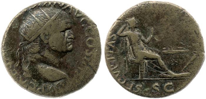 reverse RIC II, Part 1 (second edition) Vespasian 1197