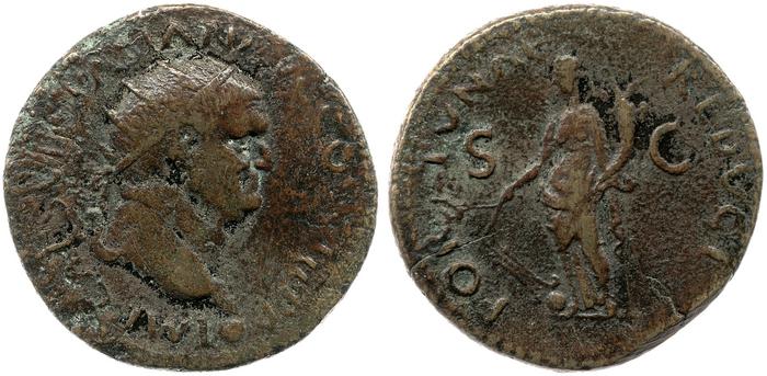 RIC II, Part 1 (second edition) Vespasian 1217, реверс, Британский музей