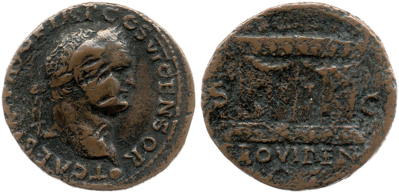 RIC II, Part 1 (second edition) Vespasian 1271, аверс, Британский музей