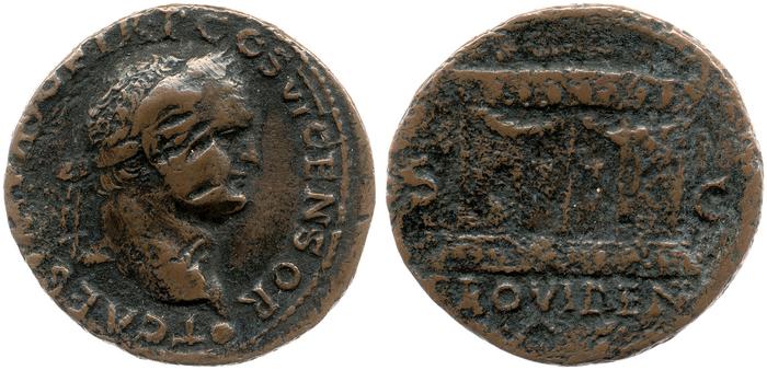 RIC II, Part 1 (second edition) Vespasian 1271, реверс, Британский музей