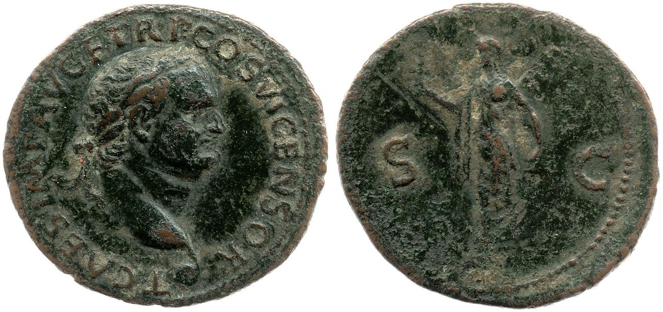 obverse RIC II, Part 1 (second edition) Vespasian 1273