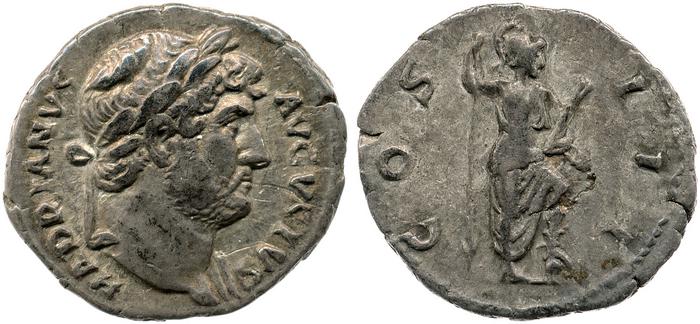RIC II, Part 3 (second edition) Hadrian 851, реверс, bm
