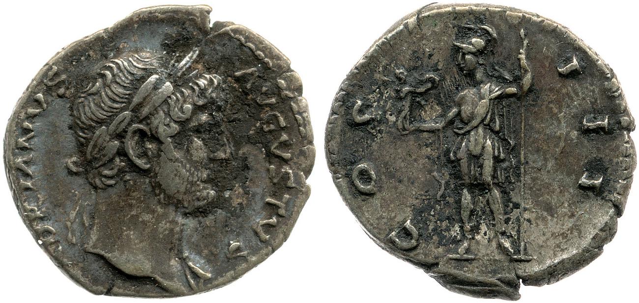 RIC II, Part 3 (second edition) Hadrian 722, аверс, bm