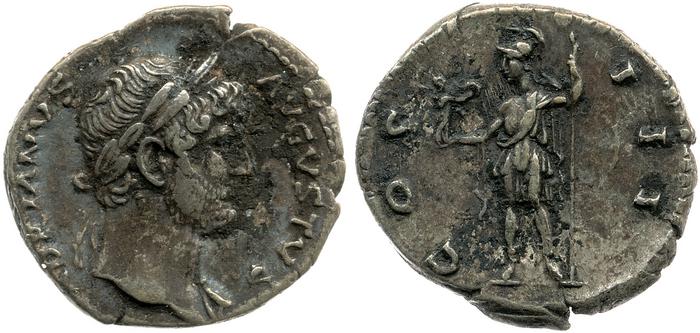 RIC II, Part 3 (second edition) Hadrian 722, реверс, bm