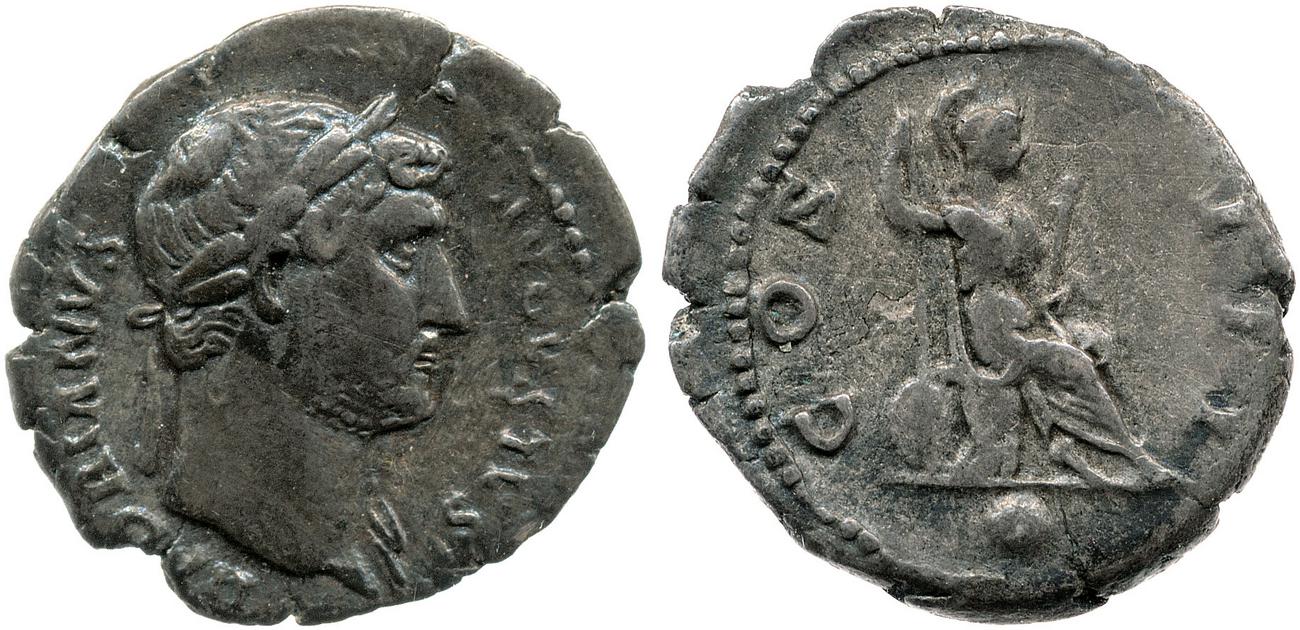 RIC II, Part 3 (second edition) Hadrian 861, аверс, bm