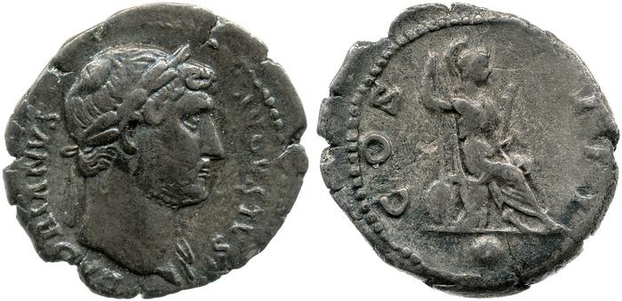 RIC II, Part 3 (second edition) Hadrian 861, реверс, bm