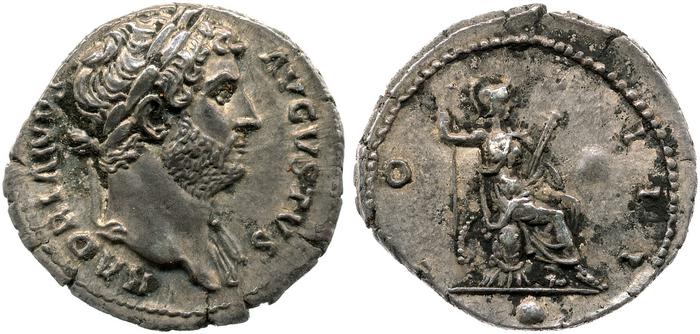 RIC II, Part 3 (second edition) Hadrian 861, реверс, bm