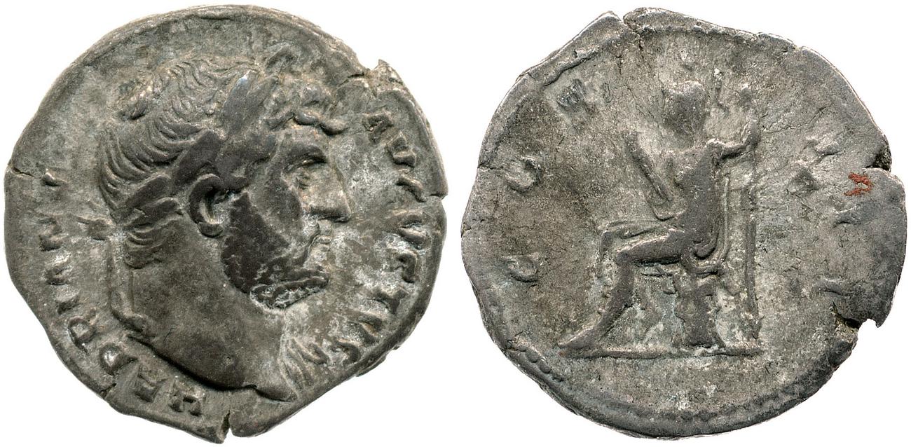 RIC II, Part 3 (second edition) Hadrian 862, аверс, bm