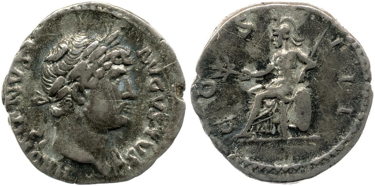 RIC II, Part 3 (second edition) Hadrian 794, аверс, bm