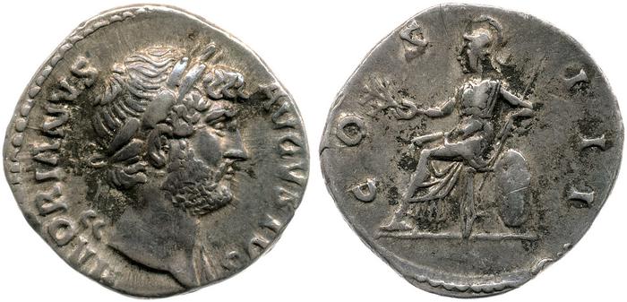 RIC II, Part 3 (second edition) Hadrian 794, реверс, bm