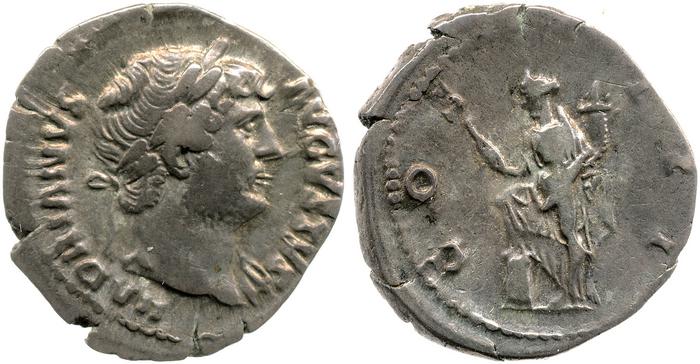 RIC II, Part 3 (second edition) Hadrian 845, реверс, bm