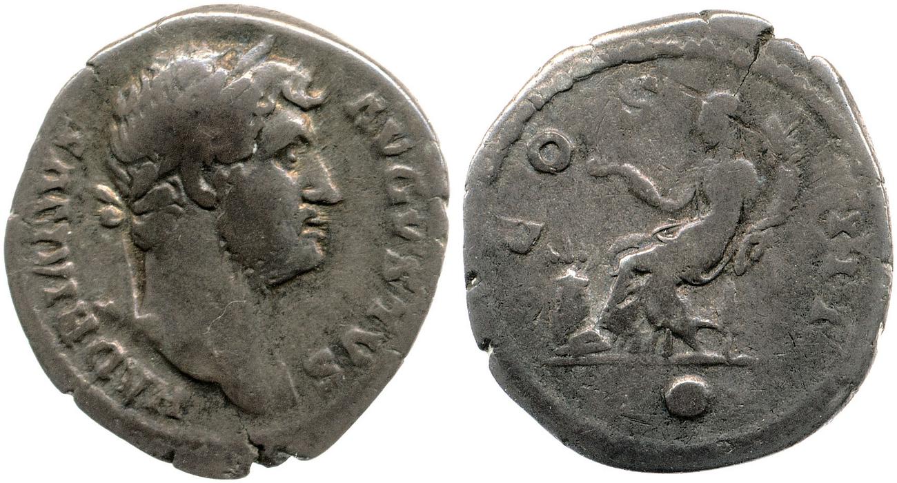 RIC II, Part 3 (second edition) Hadrian 855, аверс, bm