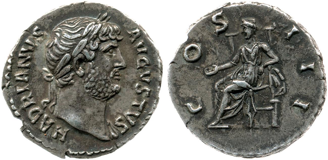 RIC II, Part 3 (second edition) Hadrian 716, аверс, Британский музей