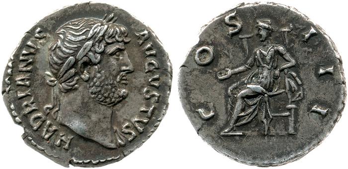 RIC II, Part 3 (second edition) Hadrian 716, реверс, Британский музей