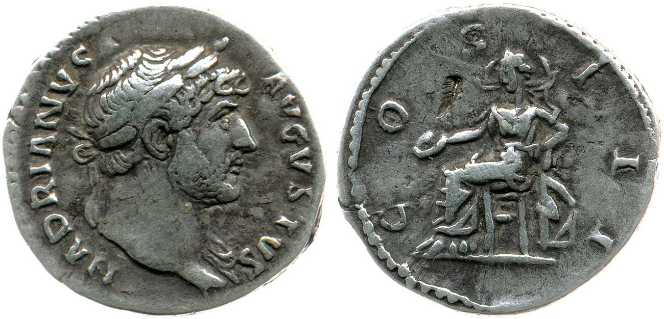 RIC II, Part 3 (second edition) Hadrian 716, аверс, Британский музей