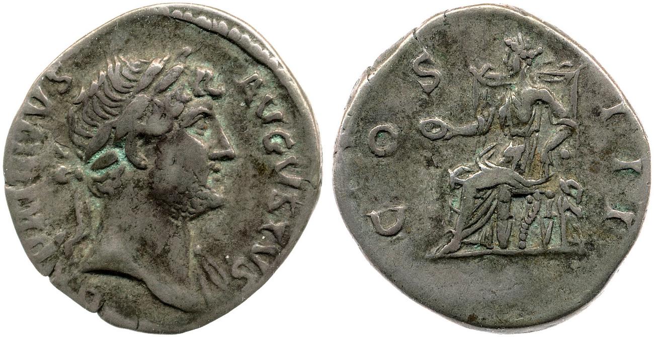 RIC II, Part 3 (second edition) Hadrian 716, аверс, Британский музей
