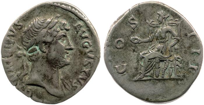 RIC II, Part 3 (second edition) Hadrian 716, реверс, Британский музей