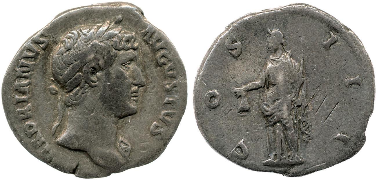 RIC II, Part 3 (second edition) Hadrian 720, аверс, Британский музей