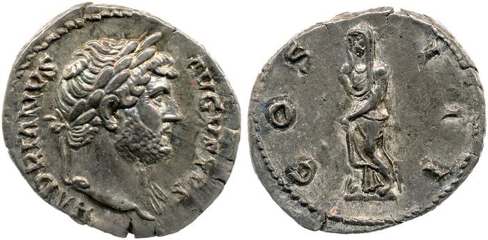 RIC II, Part 3 (second edition) Hadrian 846, реверс, bm