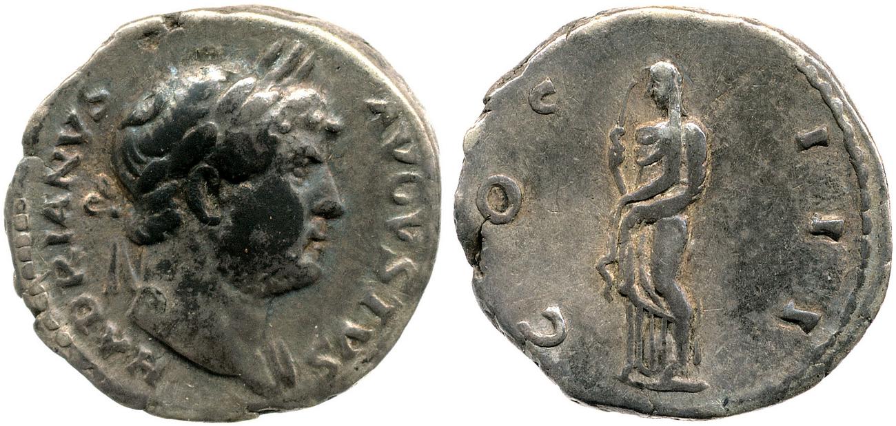 RIC II, Part 3 (second edition) Hadrian 846, аверс, bm