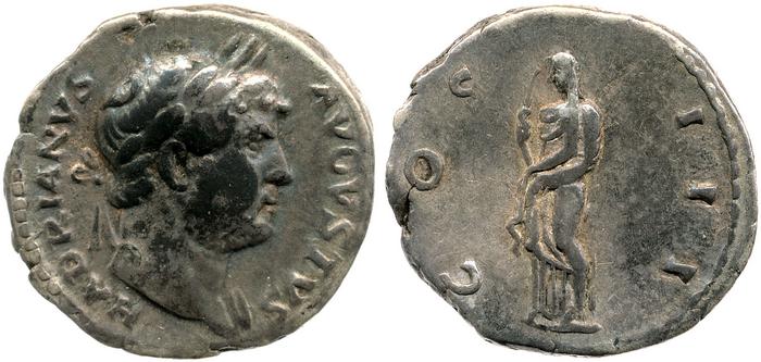 RIC II, Part 3 (second edition) Hadrian 846, реверс, bm