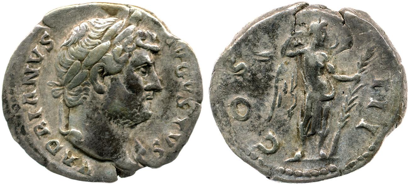 RIC II, Part 3 (second edition) Hadrian 848, аверс, bm