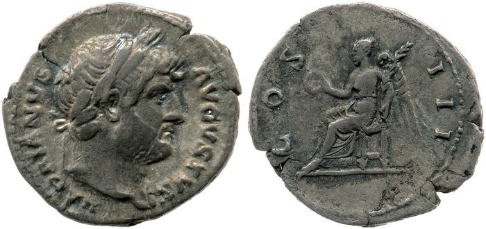 RIC II, Part 3 (second edition) Hadrian 858, реверс, bm
