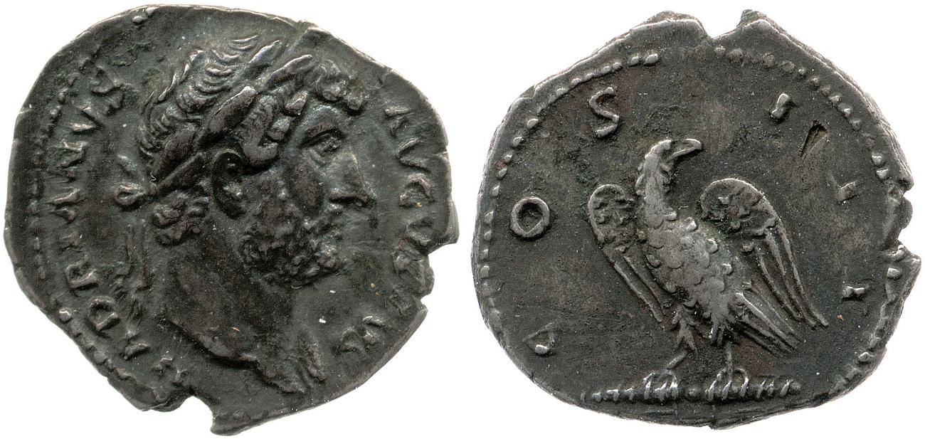 obverse RIC II, Part 3 (second edition) Hadrian 798