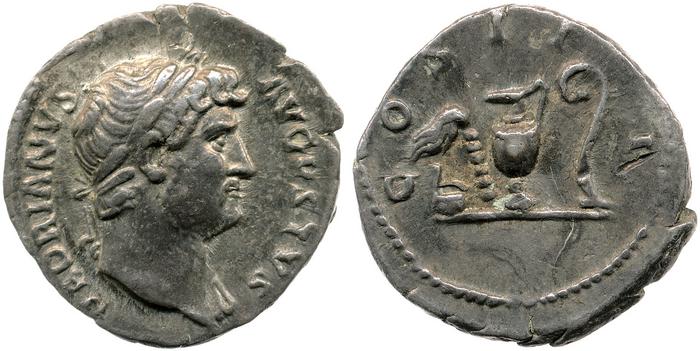 RIC II, Part 3 (second edition) Hadrian 801, реверс, bm