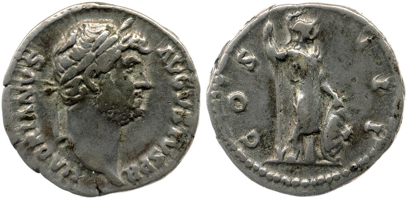 RIC II, Part 3 (second edition) Hadrian 943, аверс, bm