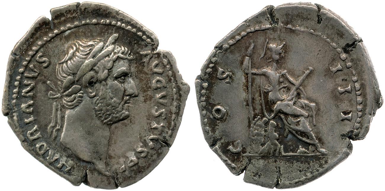 RIC II, Part 3 (second edition) Hadrian 919, аверс, bm