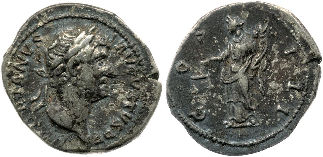 RIC II, Part 3 (second edition) Hadrian 3028, аверс, Британский музей