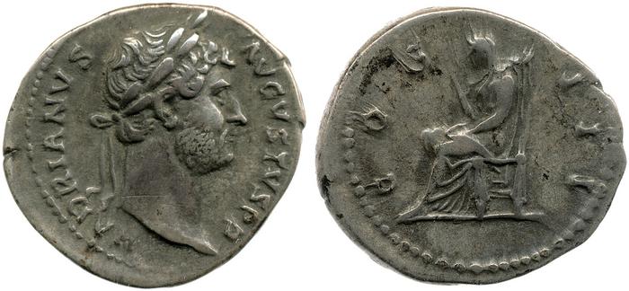 RIC II, Part 3 (second edition) Hadrian 914, реверс, bm