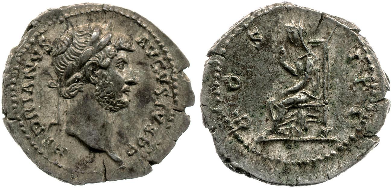 RIC II, Part 3 (second edition) Hadrian 914, аверс, bm