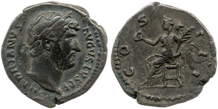 RIC II, Part 3 (second edition) Hadrian 916, реверс, bm