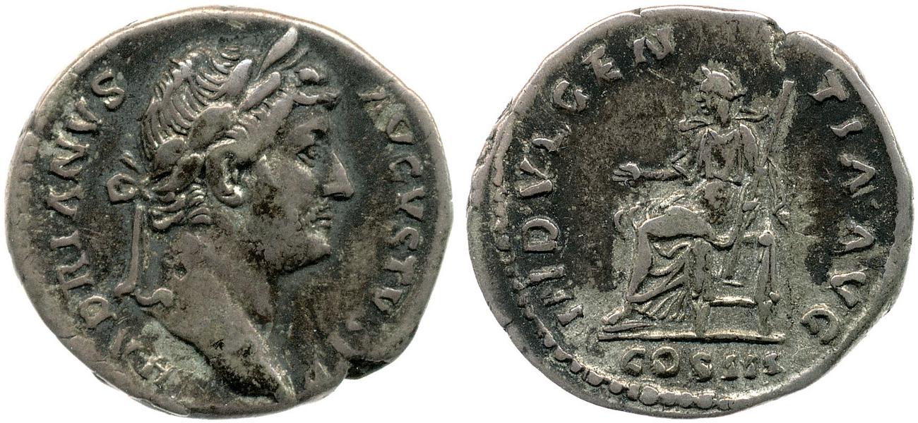RIC II, Part 3 (second edition) Hadrian 951, аверс, bm