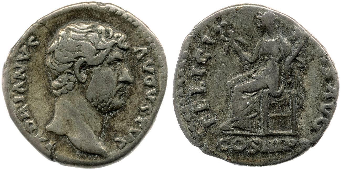 аверс RIC II, Part 3 (second edition) Hadrian 1073