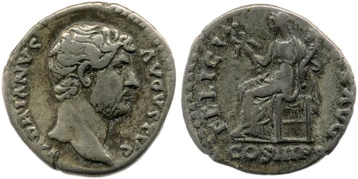 реверс RIC II, Part 3 (second edition) Hadrian 1073