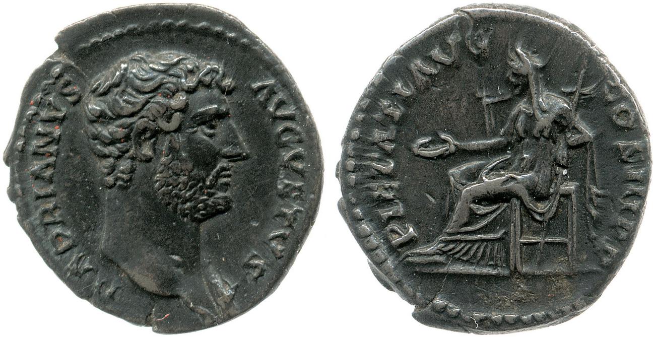 аверс RIC II, Part 3 (second edition) Hadrian 1109