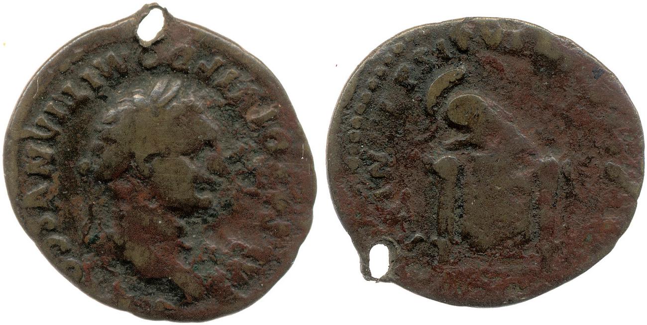 RIC II, Part 1 (second edition) Titus 271, аверс, bm