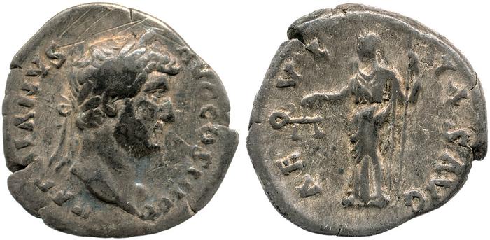 RIC II, Part 3 (second edition) Hadrian 2311, реверс, Британский музей