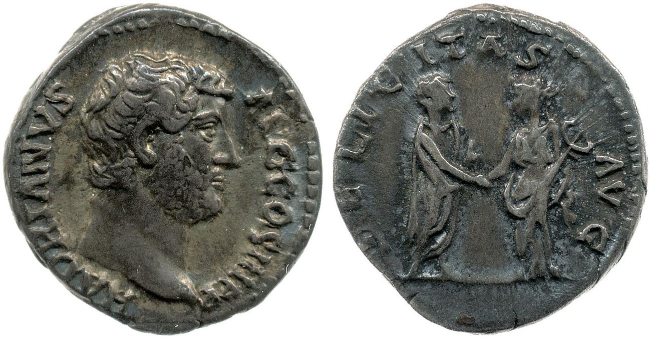 аверс RIC II, Part 3 (second edition) Hadrian 1996