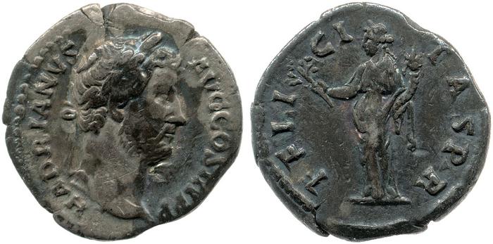 reverse RIC II, Part 3 (second edition) Hadrian 2043