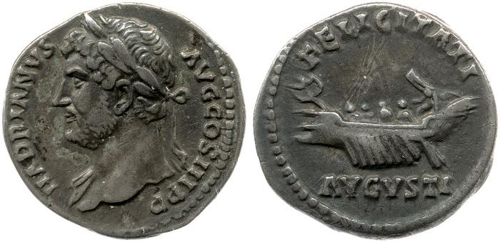 RIC II, Part 3 (second edition) Hadrian 1401, реверс, Британский музей
