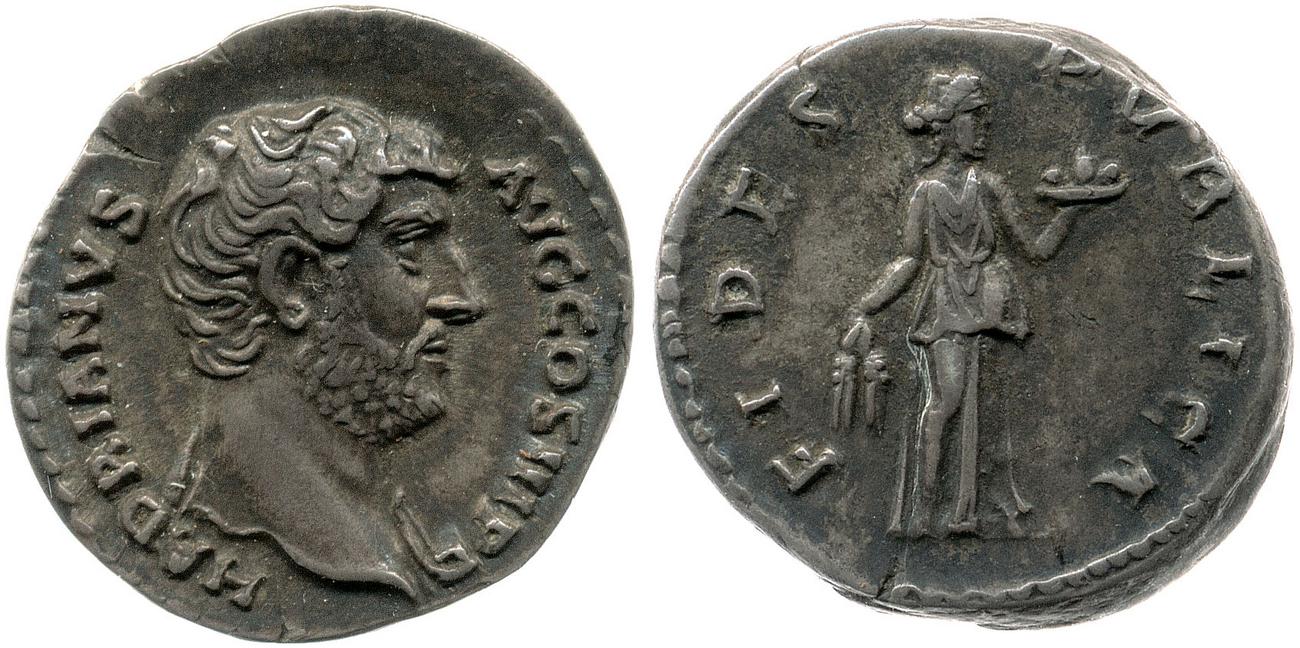 RIC II, Part 3 (second edition) Hadrian 2200, аверс, bm